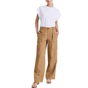 Vince Mid Rise Fluid Cargo Trousers - 00